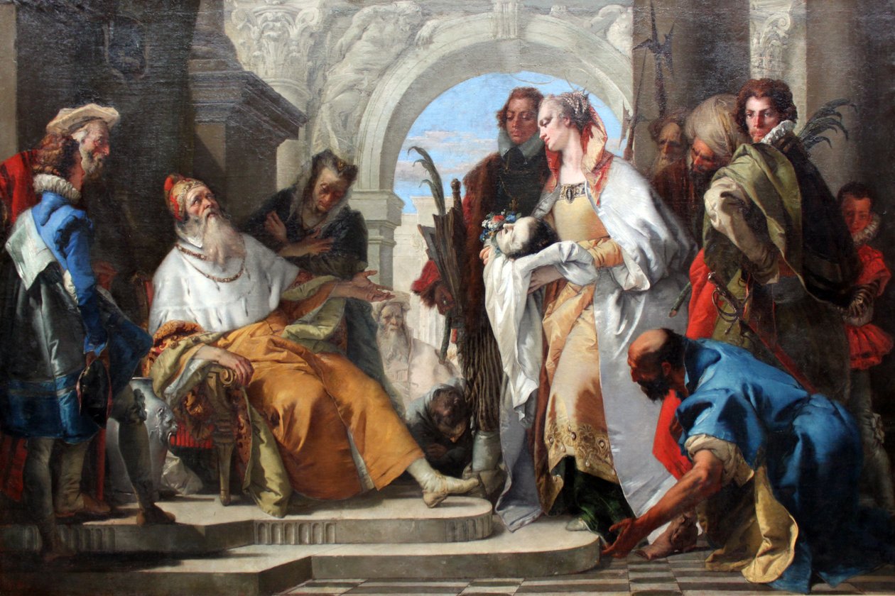 Crotta Ailesinin Koruyucu Azizleri by Giovanni-Battista Tiepolo