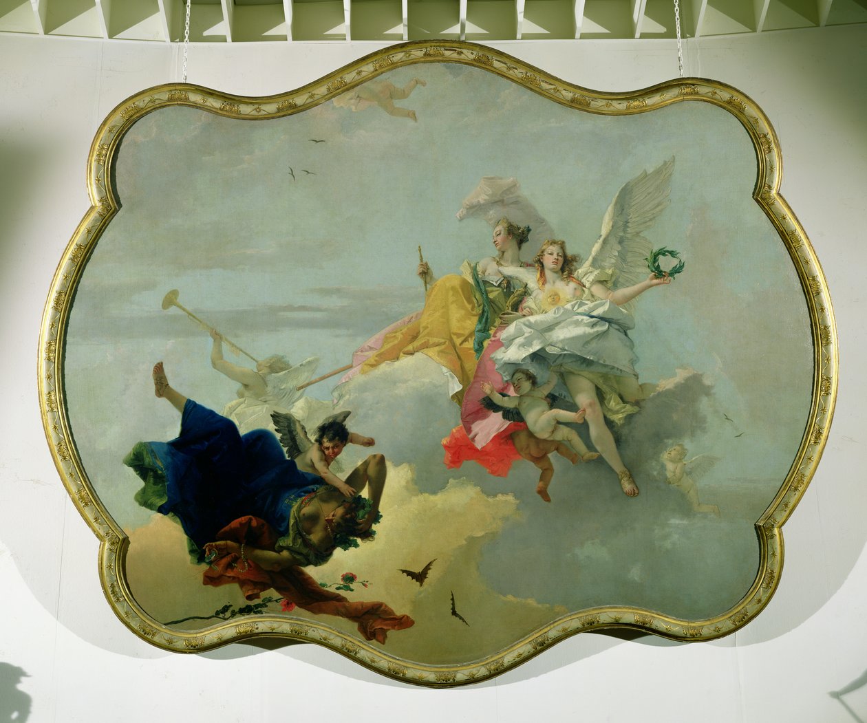 ಸದ್ಗುಣ ಮತ್ತು ಉದಾತ್ತತೆ ಟರ್ಕಿಯ ವಿಜಯ by Giovanni Battista Tiepolo