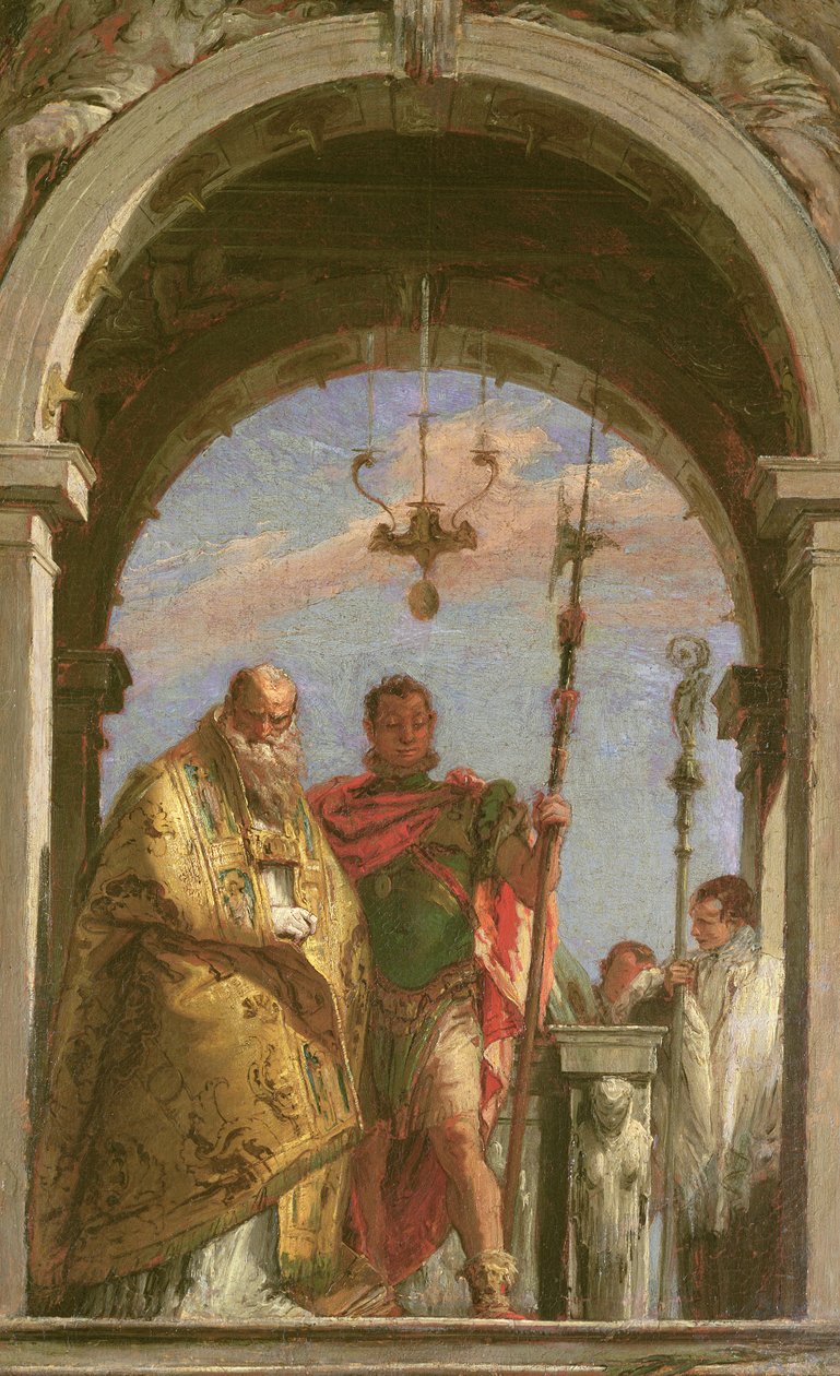 iki aziz by Giovanni Battista Tiepolo