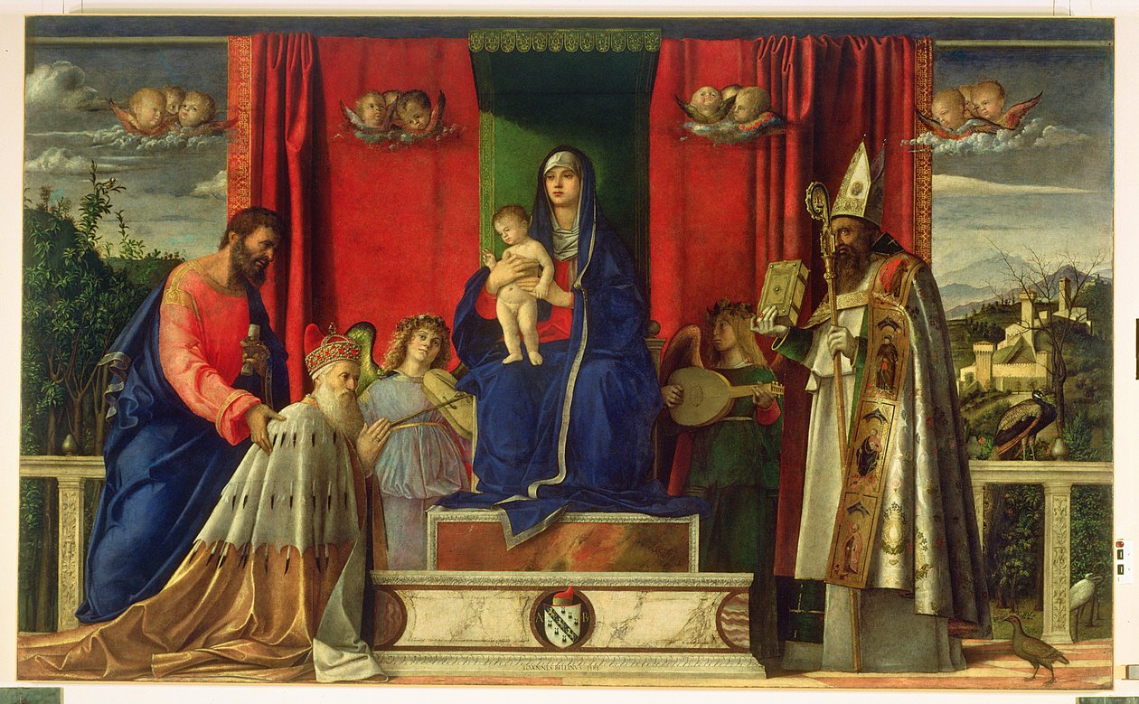 Madonna ve Çocuk (Barbarigo Altarpiece) 1488 by Giovanni Bellini