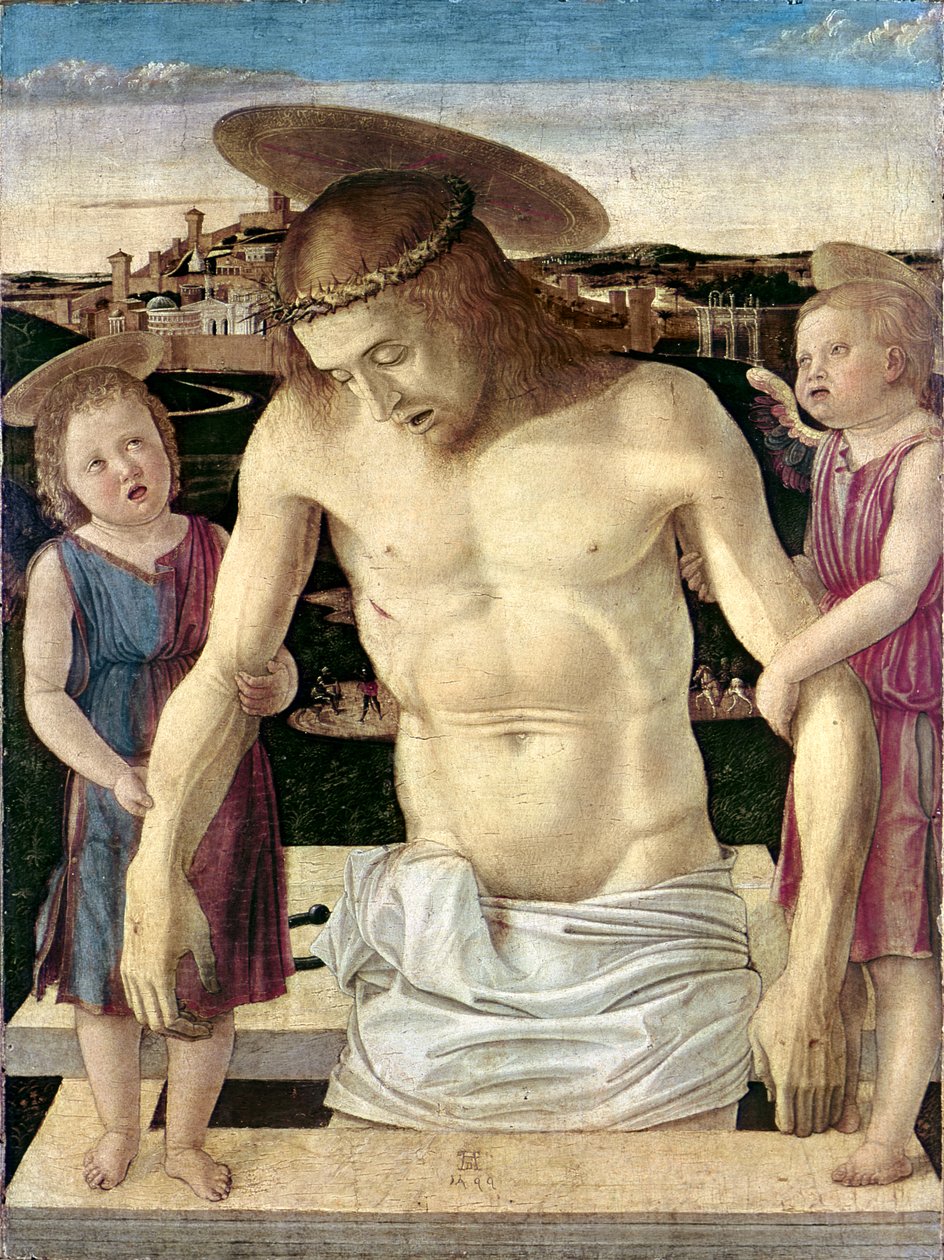 Pieta, c.1499 (panelde tempera) by Giovanni Bellini