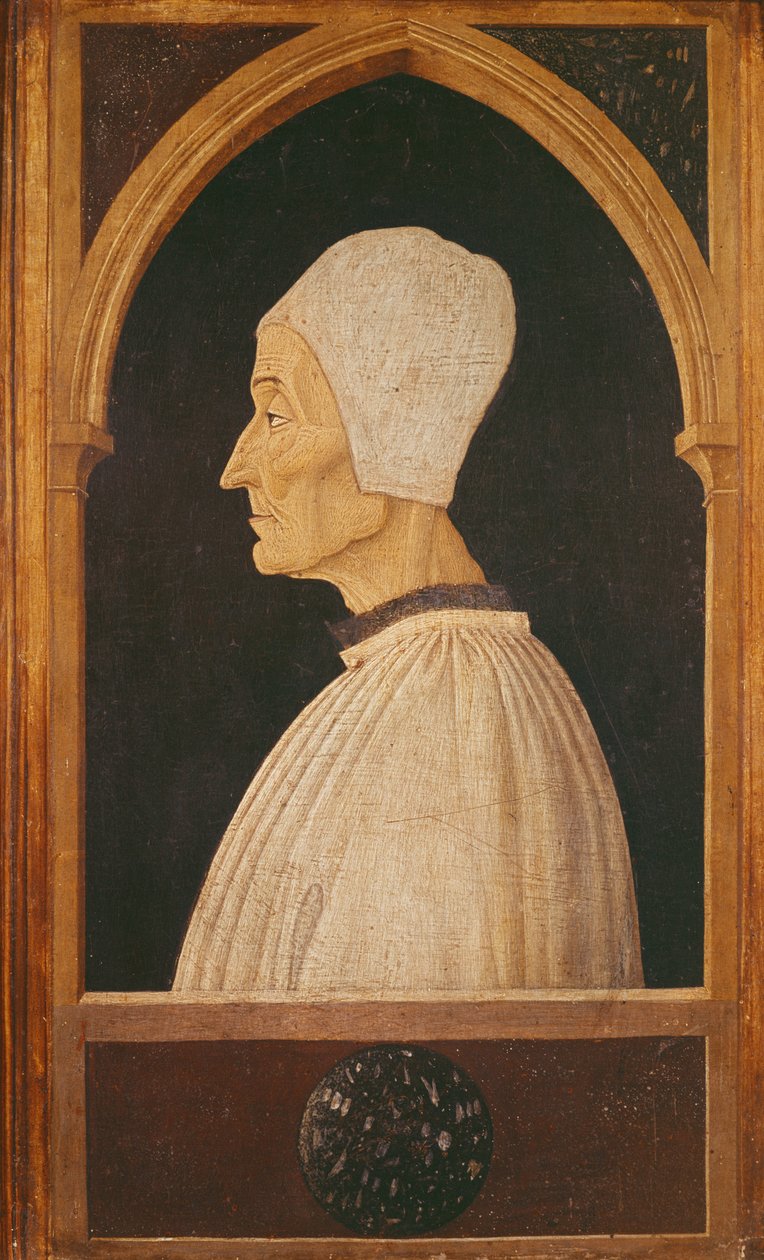 Portrait of Saint Lawrence Giustiniani (1381-1455)  by Giovanni Bellini