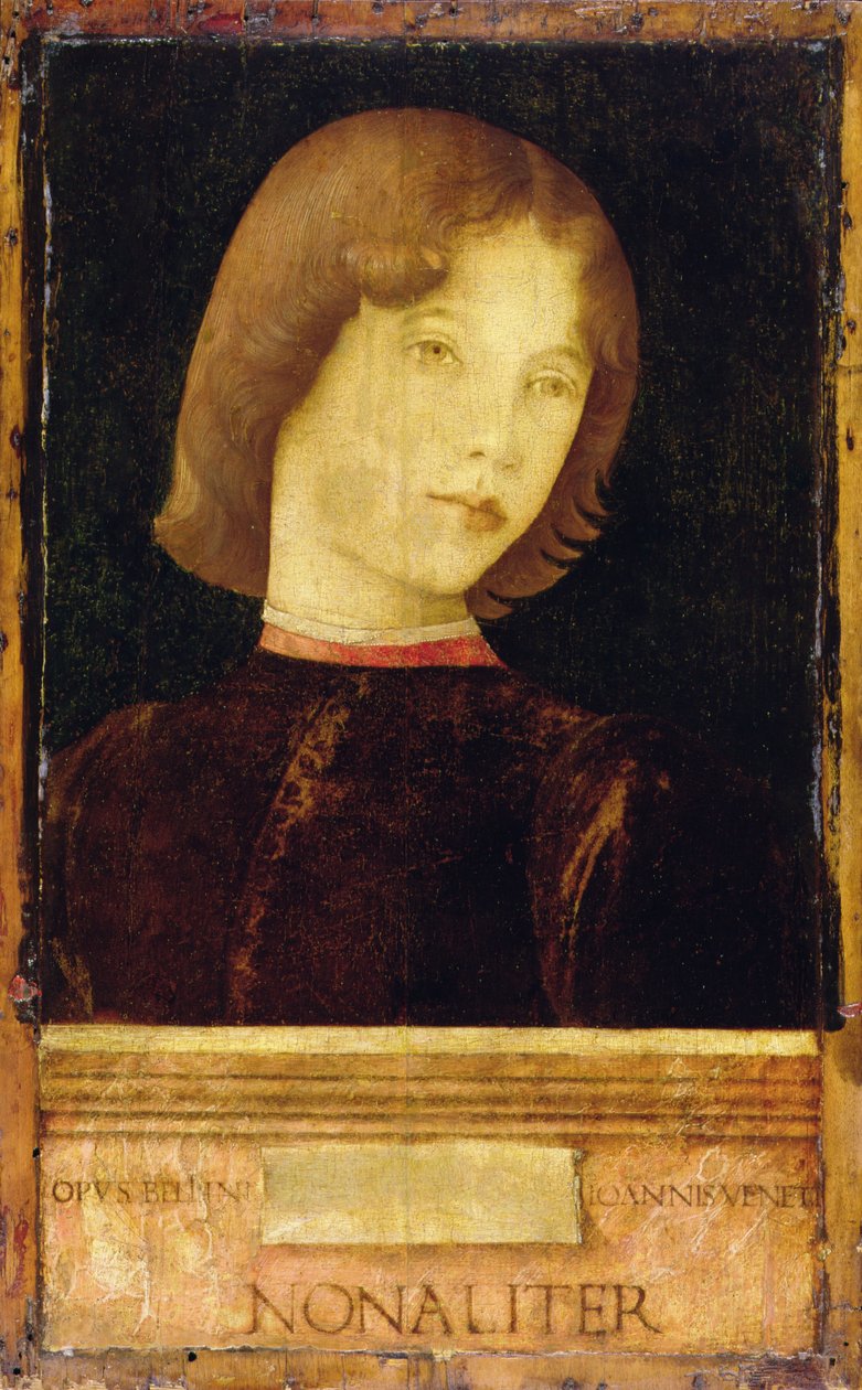 Bir Çocuğun Portresi, c.1470 (panelde öfke) by Giovanni Bellini