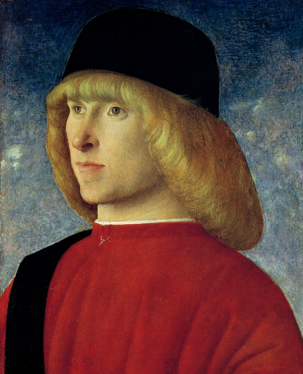 Portrait of a Young Senator, 1485-90  by Giovanni Bellini