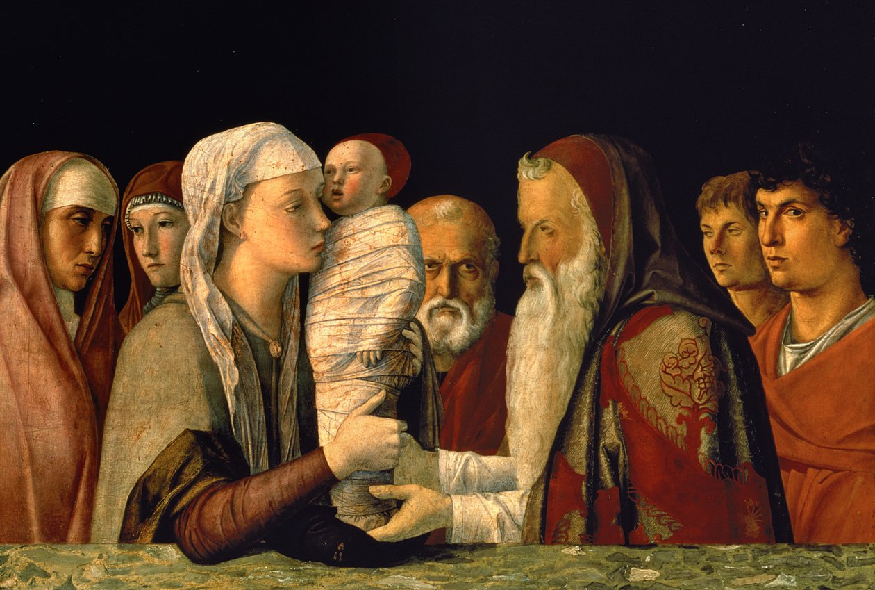 ಟೆಂಪಲ್‌ಟರ್ಕ್‌ನಲ್ಲಿ ಯೇಸುವಿನ ಪ್ರಸ್ತುತಿ by Giovanni Bellini