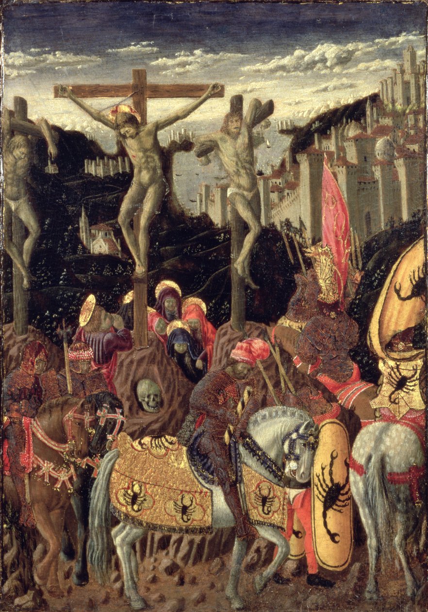 Çarmıha germe (panelde tempera) by Giovanni Boccati or Boccatto