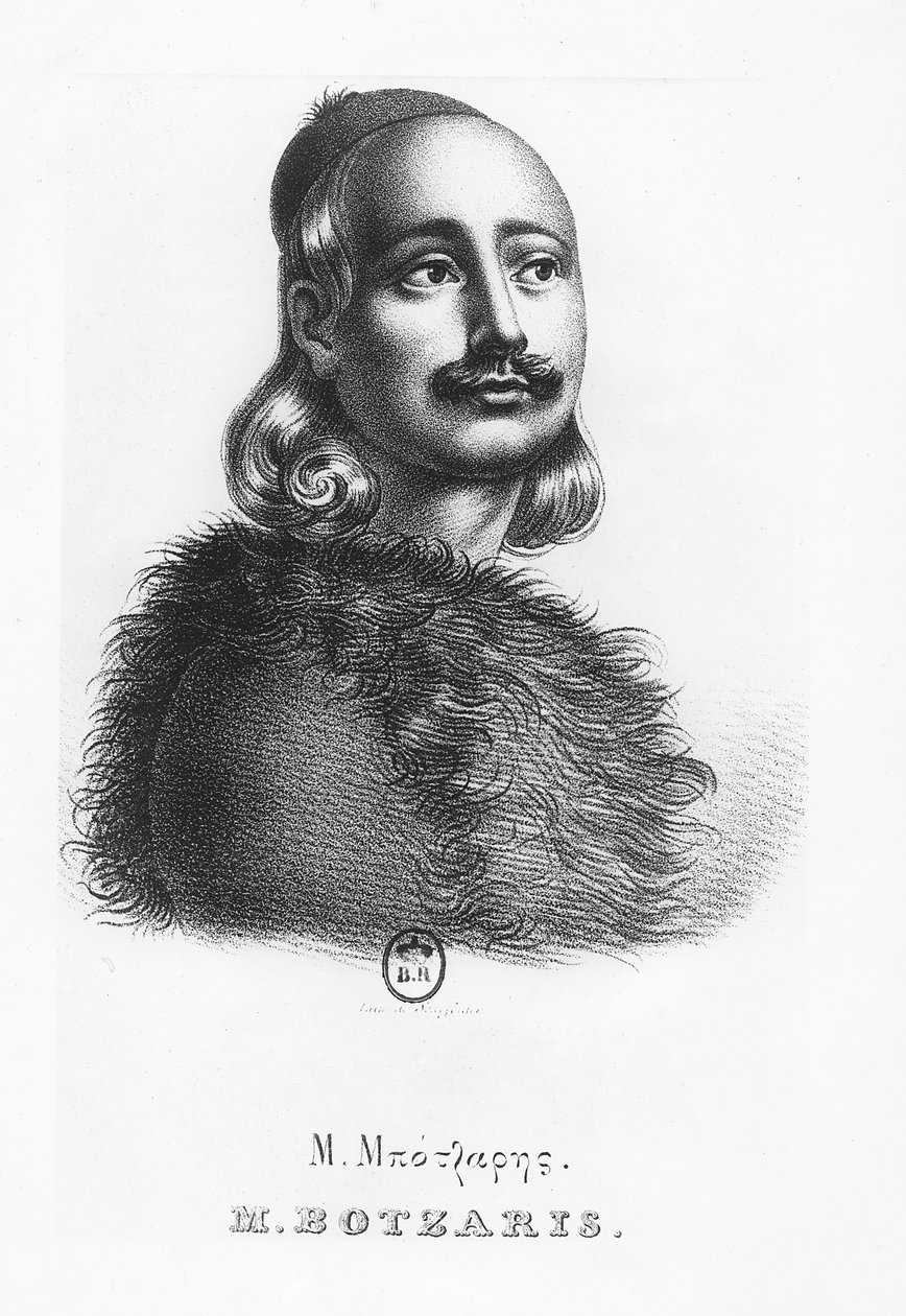 Markos Botzaris  by Giovanni Boggi