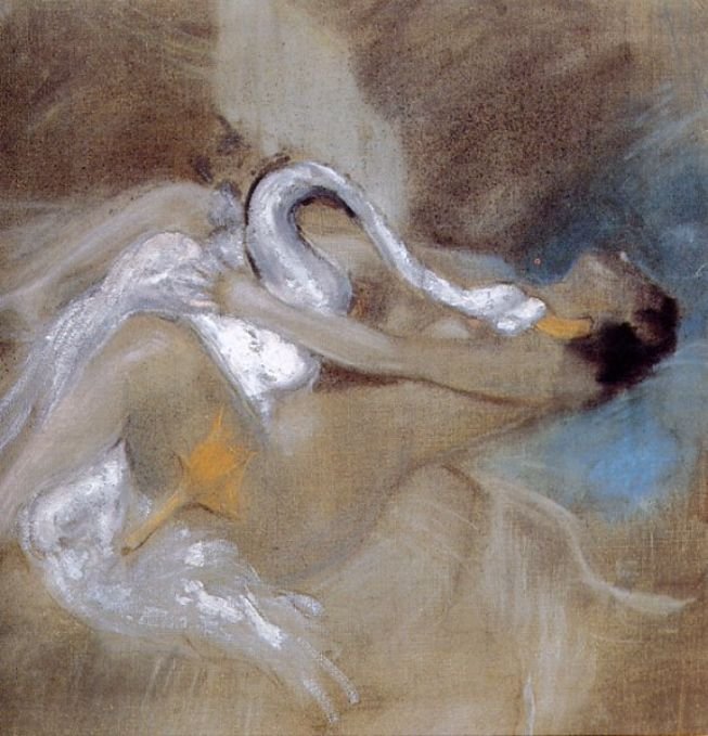 Leda, SwannAlmanca: Leda, SchwannPolski ile: Leda z abedziemn by Giovanni Boldini