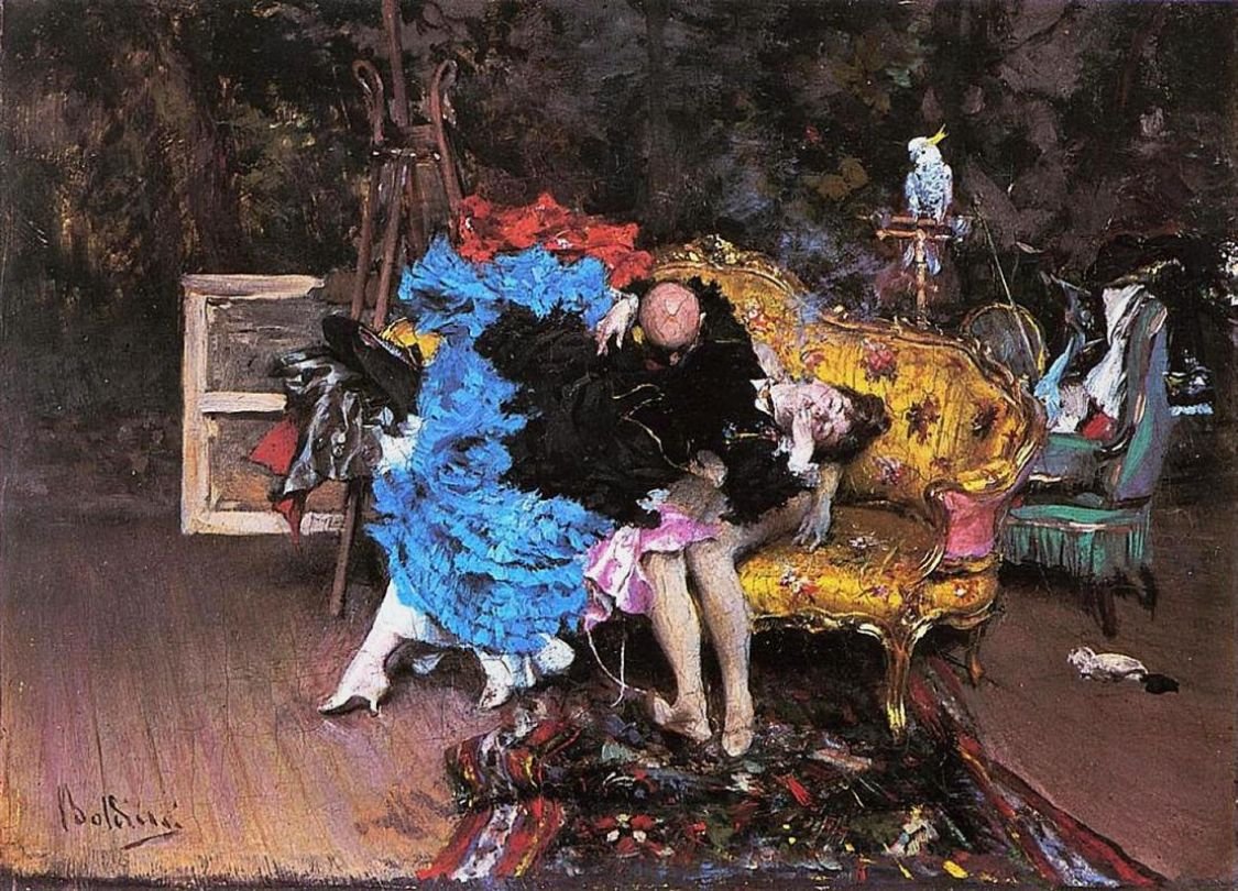 Manken ve Manken Almanca: Manken ve Mankenler Polski: Modelka i manekinn by Giovanni Boldini