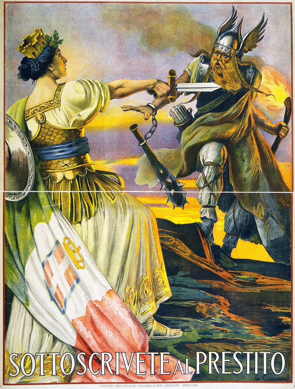 Krediye abone olun, 1917 by Giovanni Capranesi