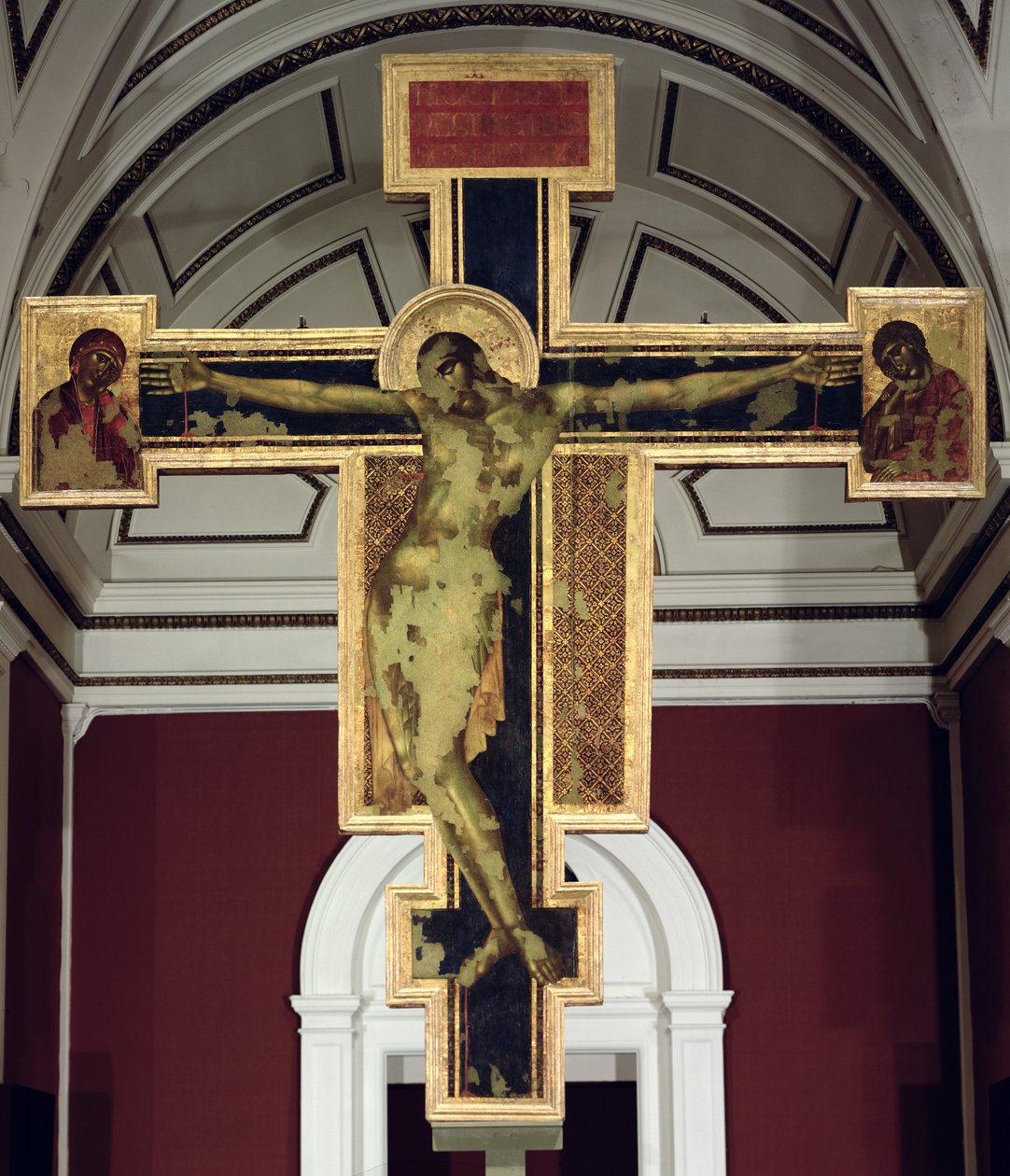 Haç, 1287-88 (ahşap üzerine tempera) by Giovanni Cimabue