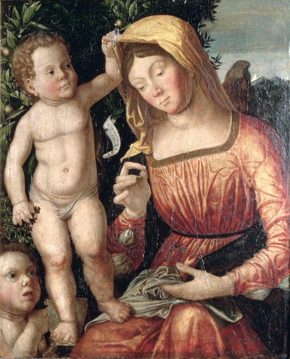 Madonna Dikiş by Giovanni Francesco Caroto
