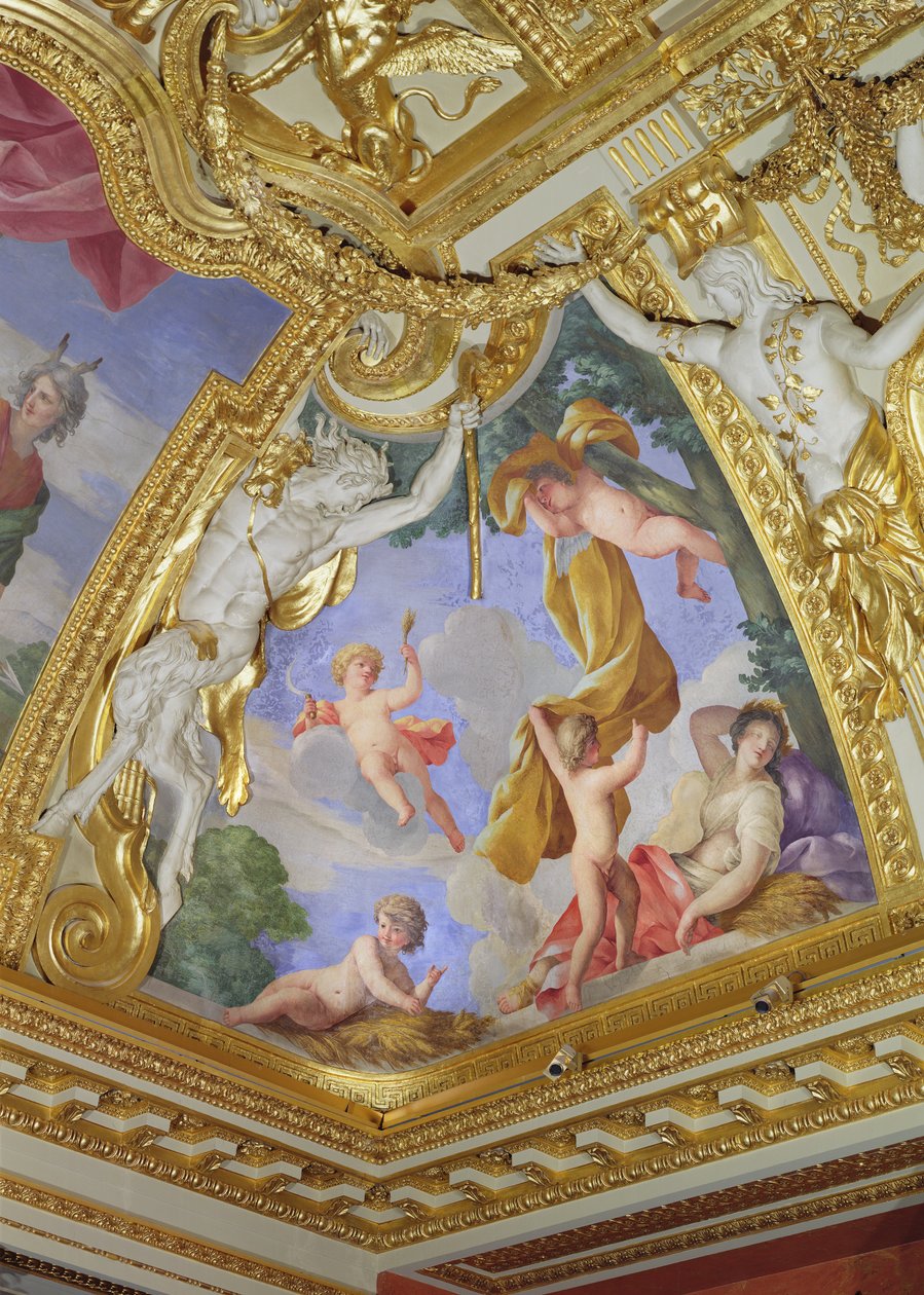 Yaz Alegorisi, 1655-58 (duvar resmi) by Giovanni Francesco Romanelli