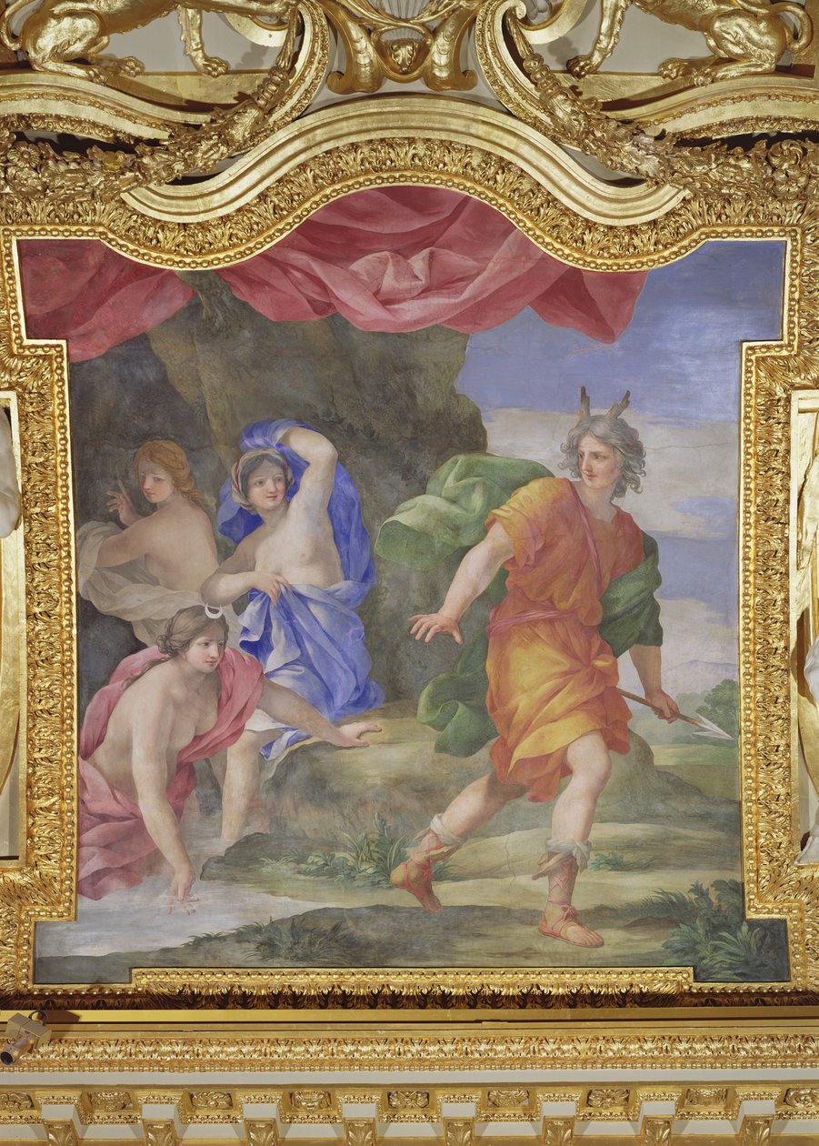 Diana ve Aktaeon by Giovanni Francesco Romanelli