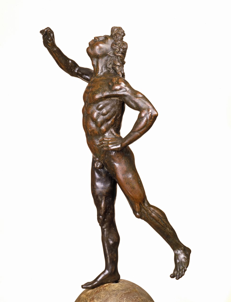 Mercury Take Flight, c.1515 (bakır alaşımı, breş ve ahşap) by Giovanni Francesco Rustici