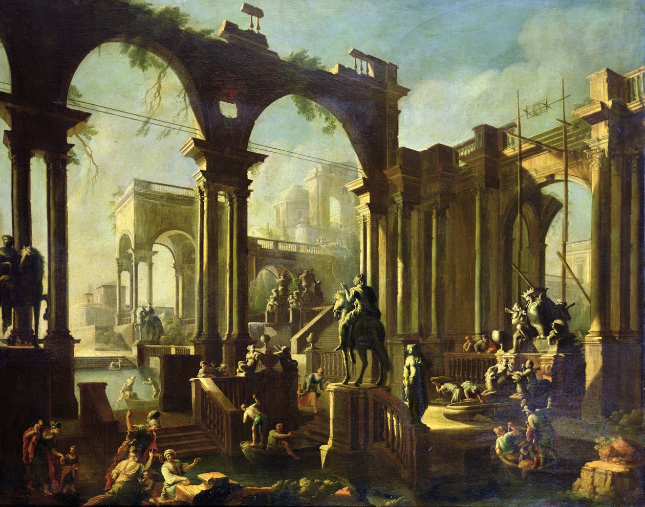 Caracalla Hamamlarının Kalıntıları by Giovanni Ghisolfi