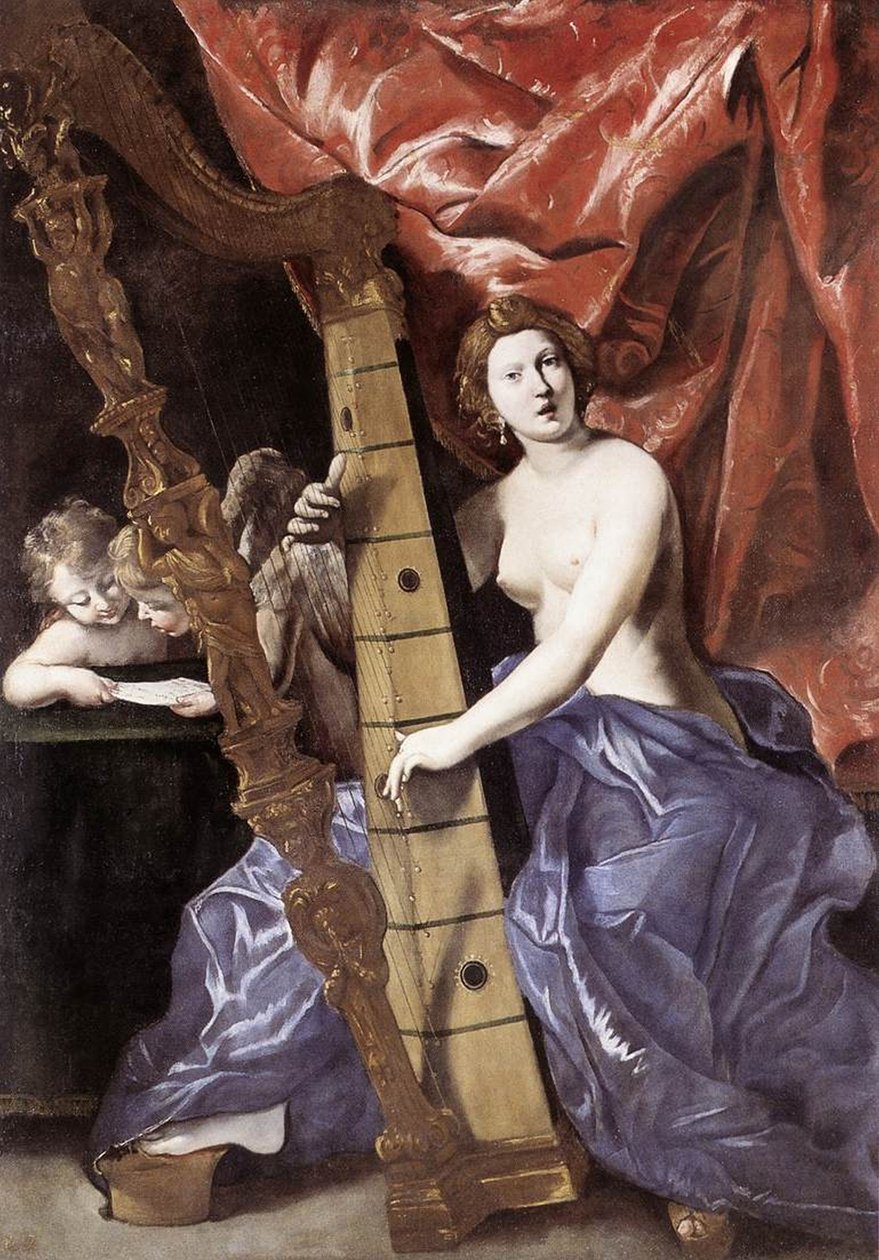 Venüs arp çalıyor (Müzik) by Giovanni Lanfranco