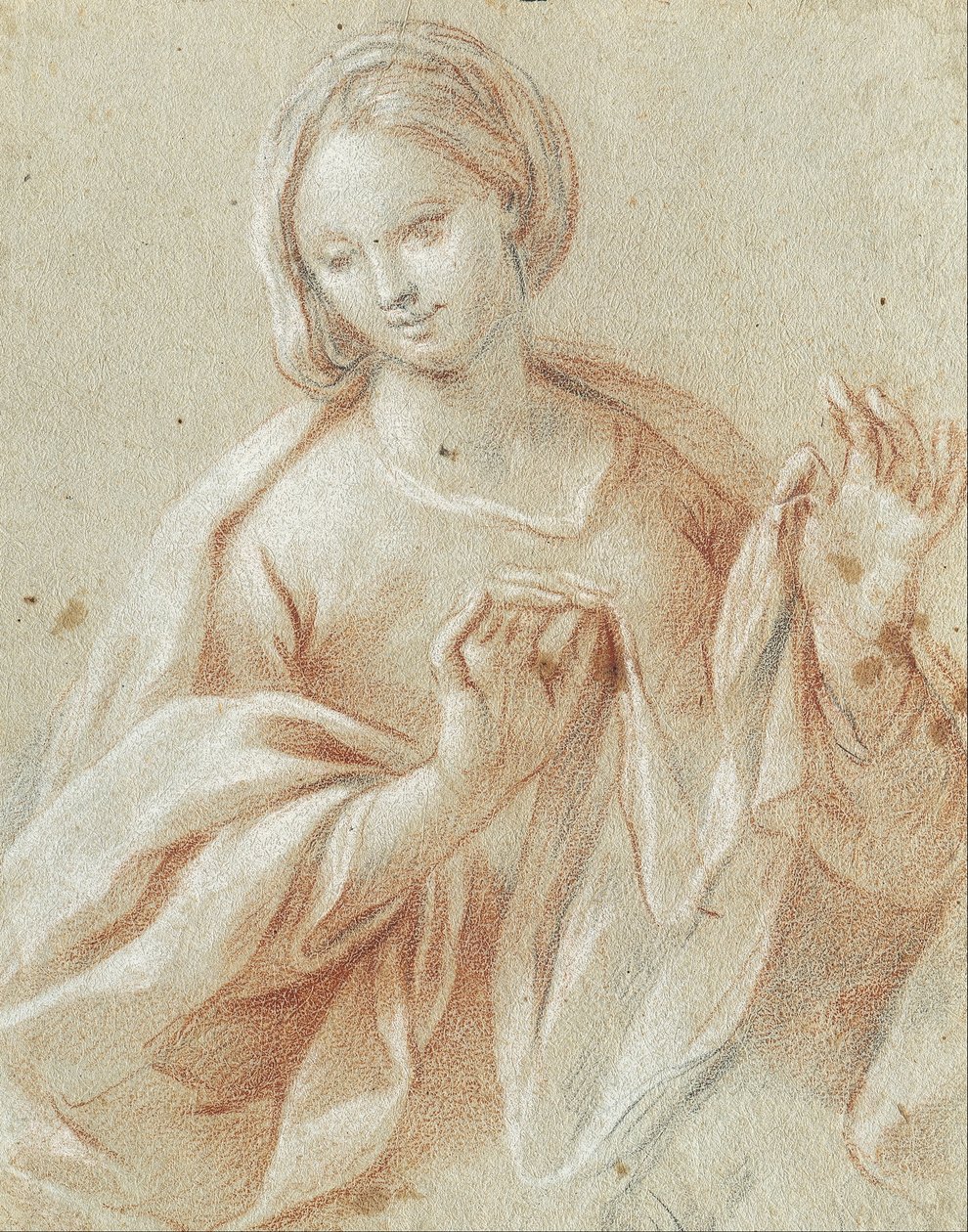 Madonna için çalışma by Giovanni Paolo Melchiori