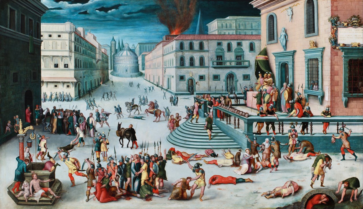 Filozof Diogenes Kasesini Atıyor by Giovanni Paolo Pannini