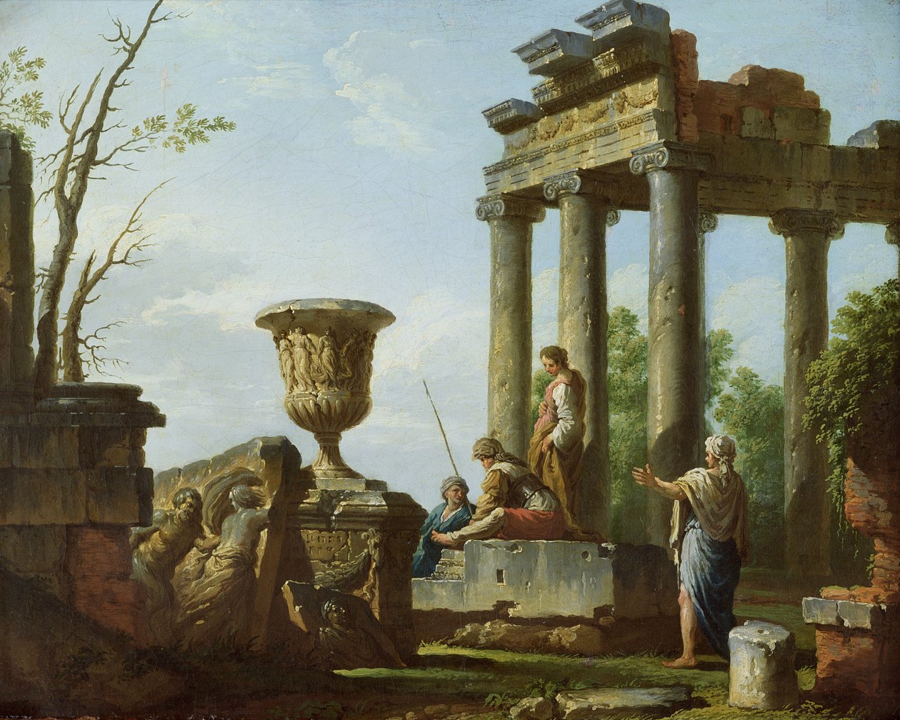 Mimari kalıntılar, c.1715 by Giovanni Paolo Pannini