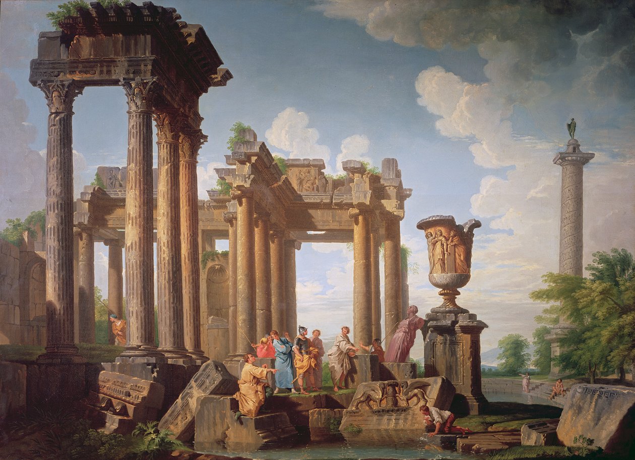 klasik sahne by Giovanni Paolo Pannini