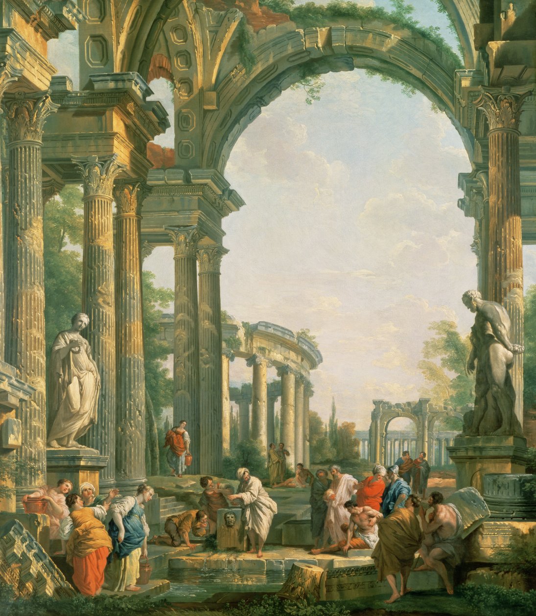Klasik kalıntılar, 18. yüzyıl by Giovanni Paolo Pannini