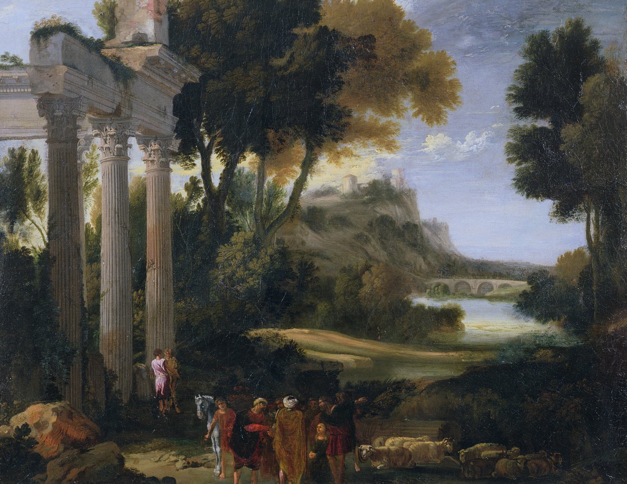 Klasik manzara, 1760 by Giovanni Paolo Pannini