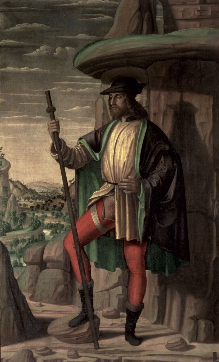 NS. Roch by Giovanni Santi or Sanzio