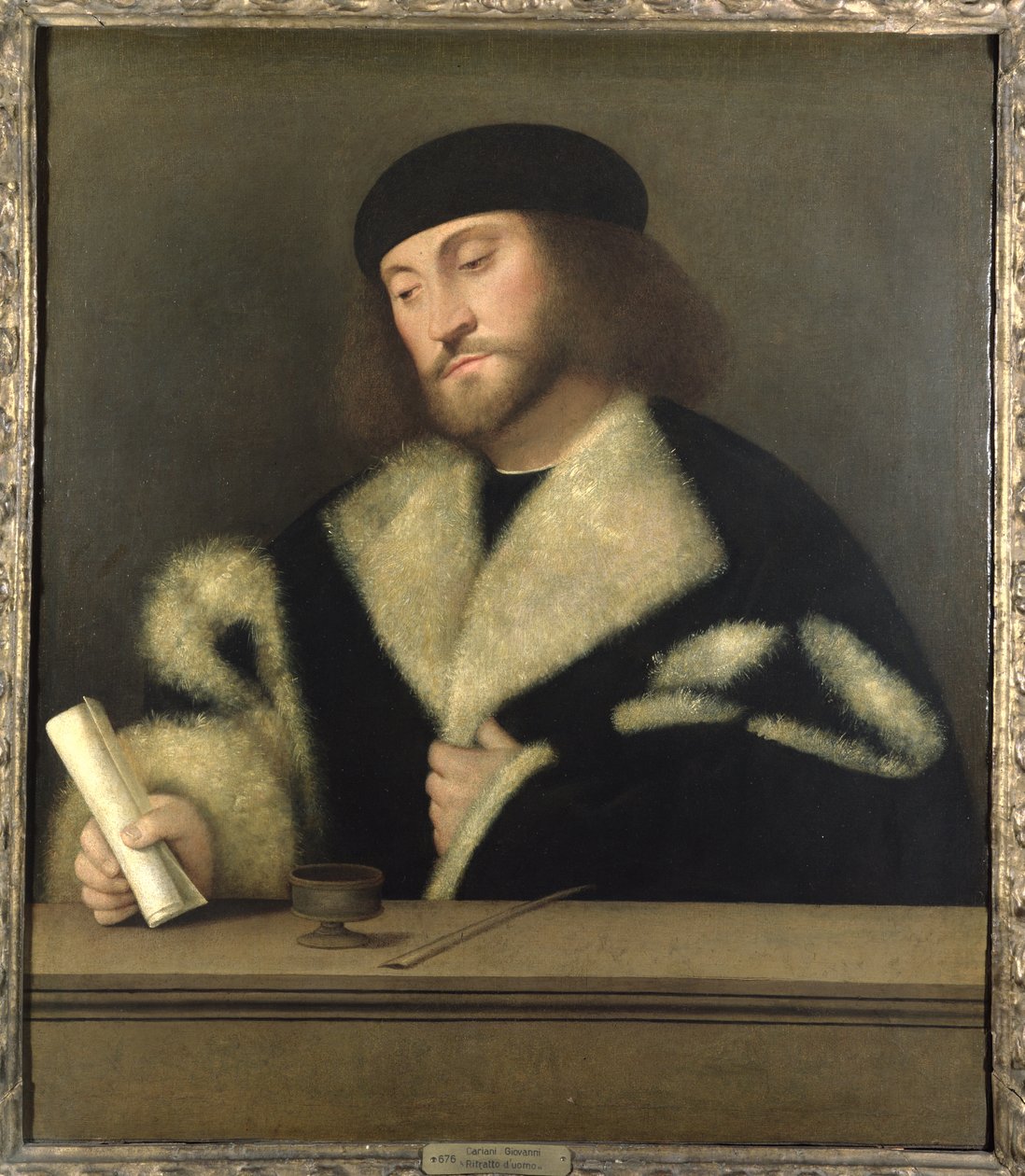 Bir Adamın Portresi by Giovanni de Busi Cariani