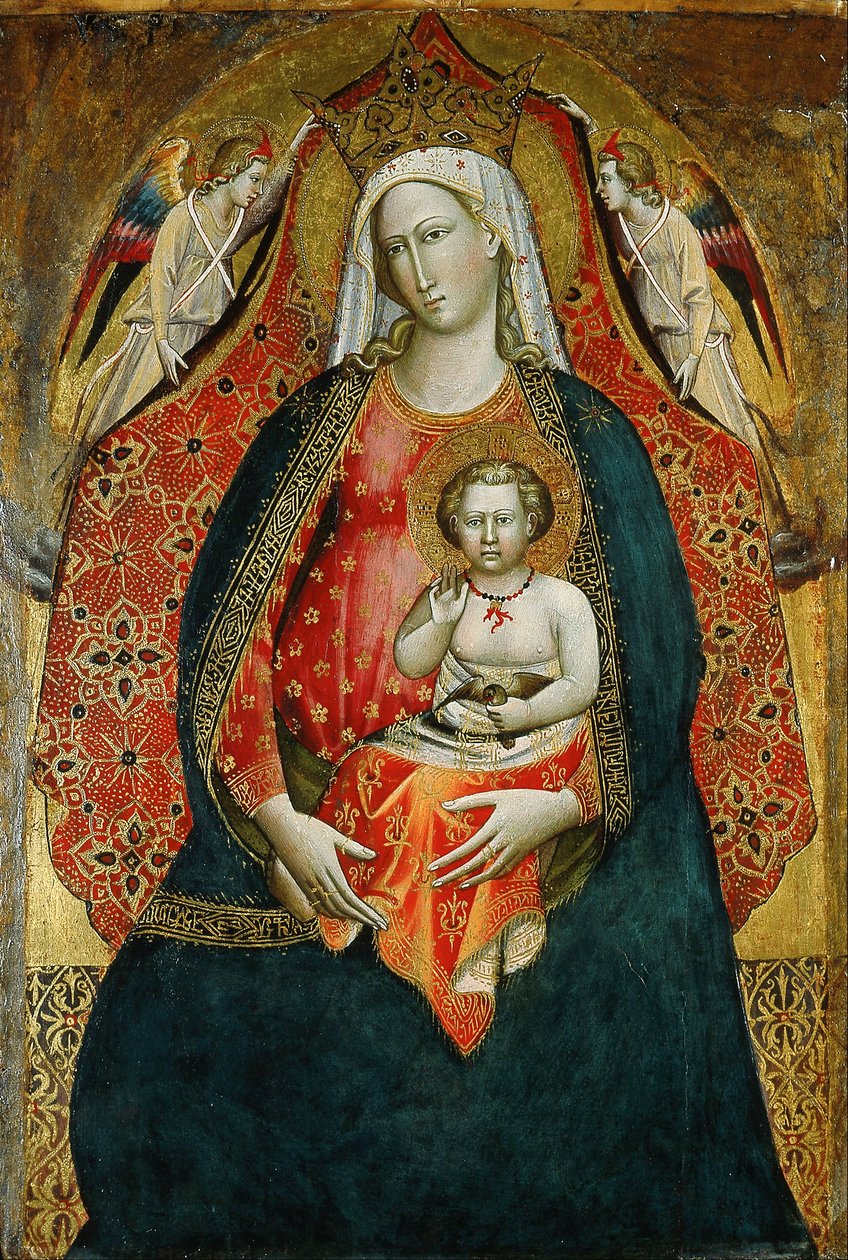 Melekler ile Madonna ve Çocuk by Giovanni di Marco