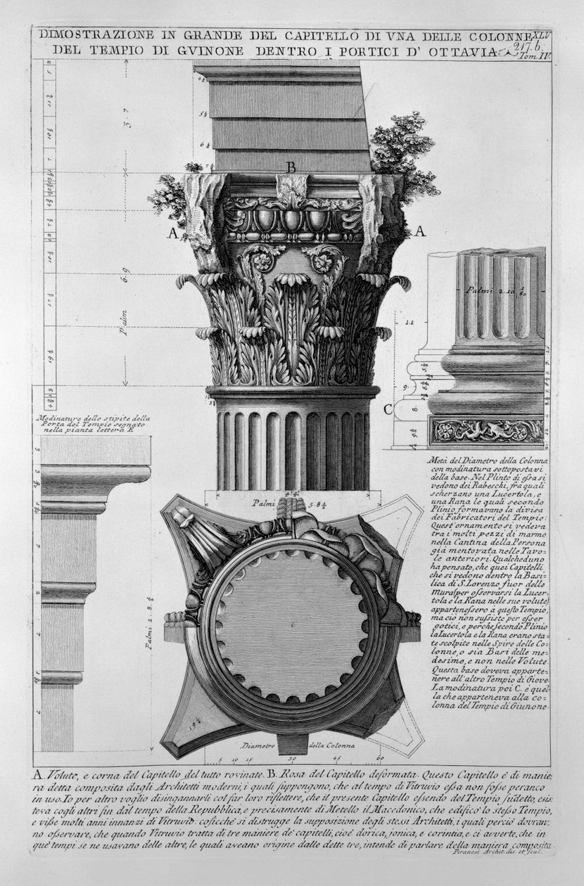 Octavia Portikosu by Giovanni Battista Piranesi