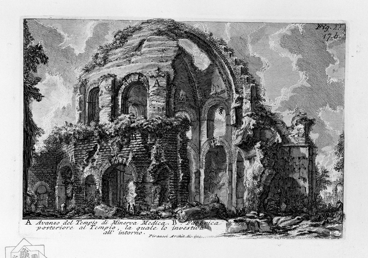 Minerva Medica Tapınağı by Giovanni Battista Piranesi