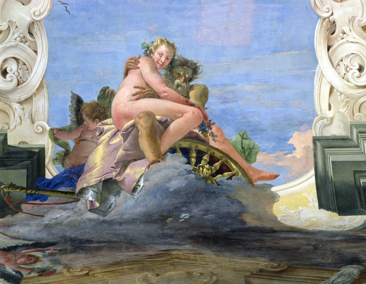 Plüton Proserpine Tecavüz Eder by Giovanni Battista Tiepolo