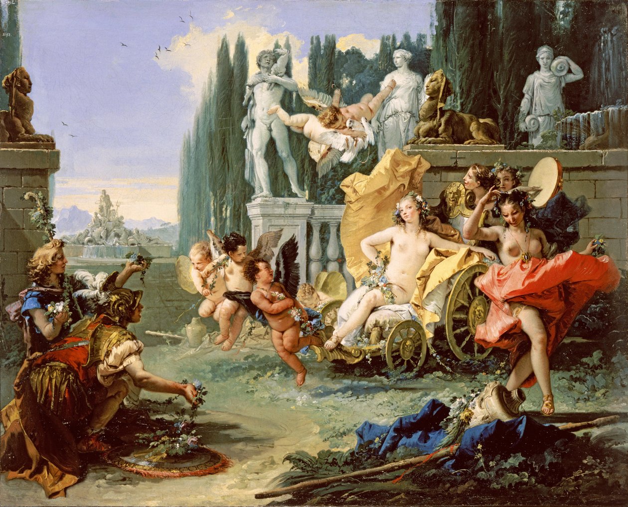 Flora İmparatorluğu by Giovanni Battista Tiepolo
