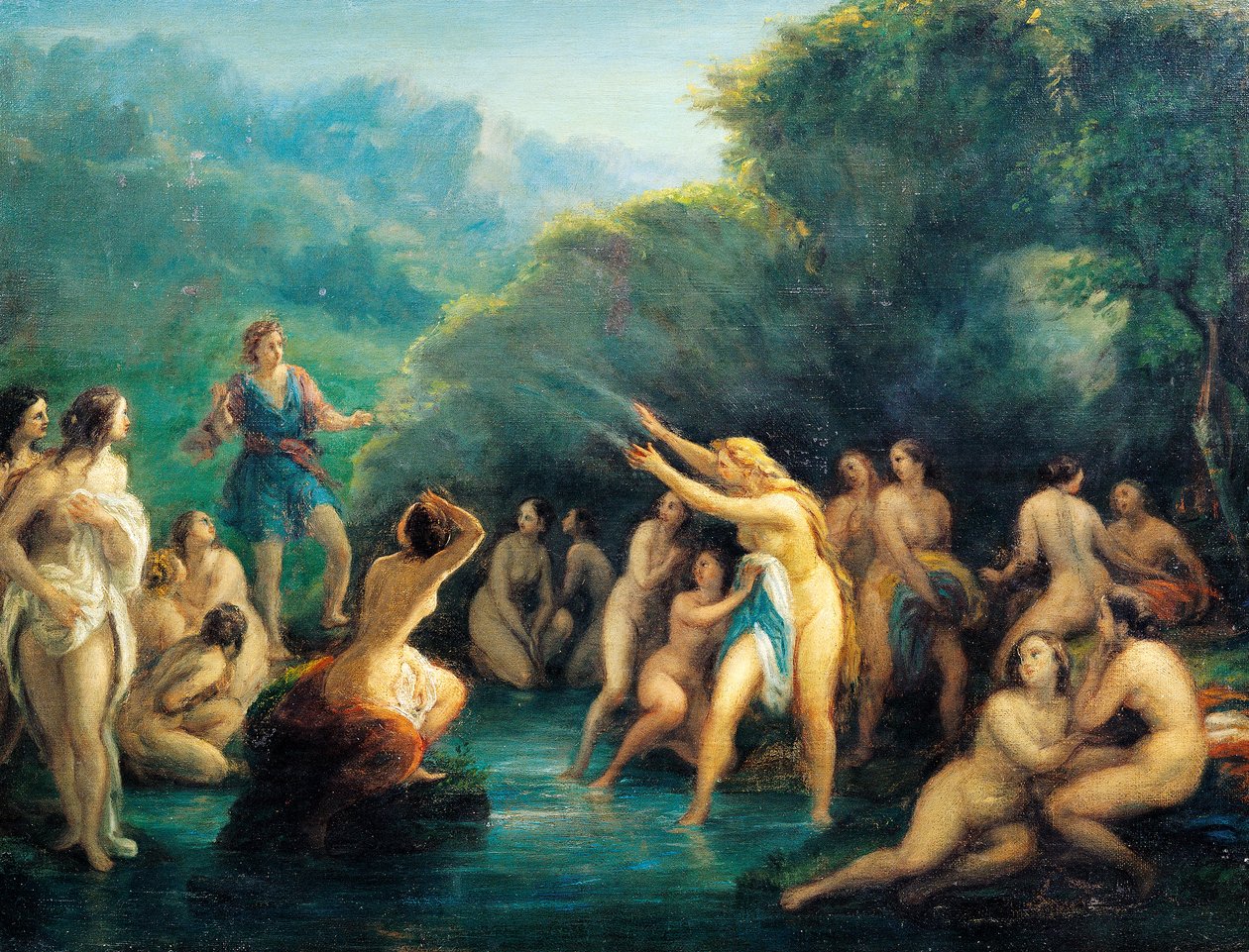 Diana ve Actaeon, Giovanni Carnovali tarafından Piccio olarak bilinir (1804-1873) by Giovanni Carnovali