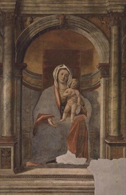 Madonna ve Çocuk (fresk) by Giovanni Buonconsiglio