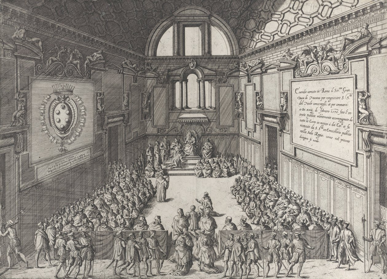 Papa Pius V tarafından Toskana Dükü I. Cosimo