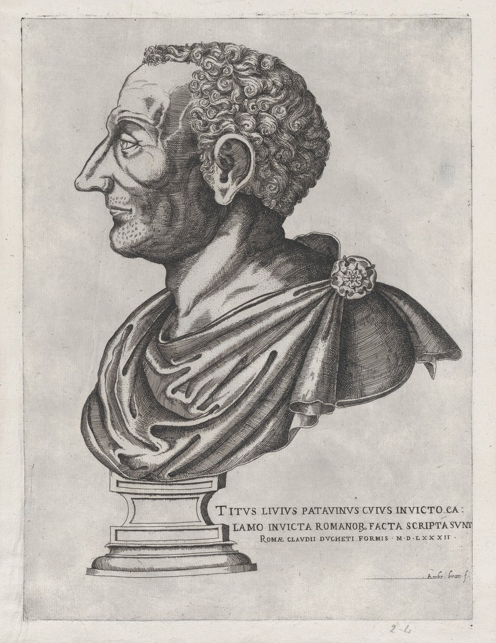 Livy Büstü, 1582., 1582 by Giovanni Ambrogio Brambilla