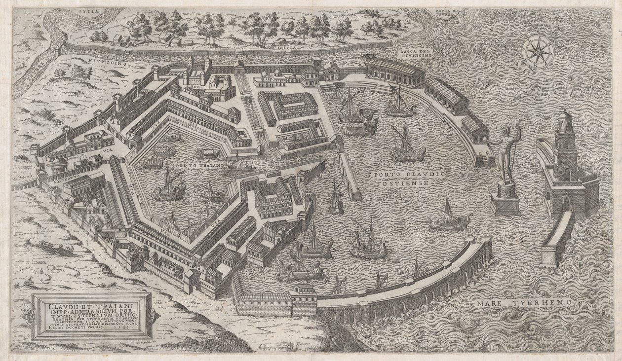 Roma Limanı, 1581 by Giovanni Ambrogio Brambilla