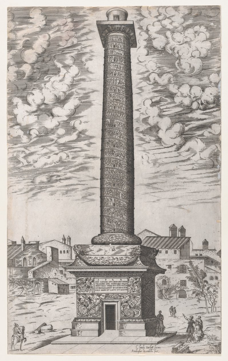 Roma ihtişamının aynası: Trajan Sütunu, 1581-86., 1581-86 by Giovanni Ambrogio Brambilla