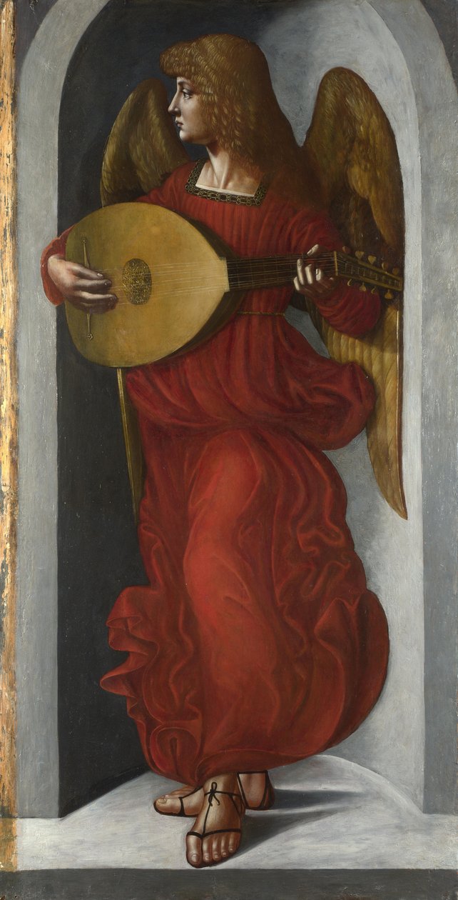 Udlu Kırmızı Bir Melek, c. 1490-1499 by Giovanni Ambrogio de Predis