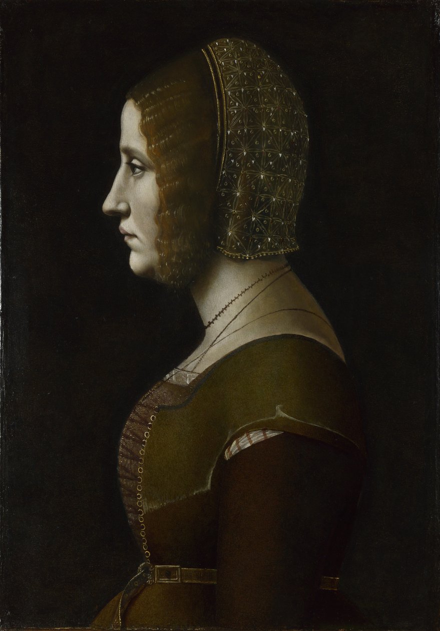 Profildeki Kadın Portresi, c. 1495 by Giovanni Ambrogio de Predis
