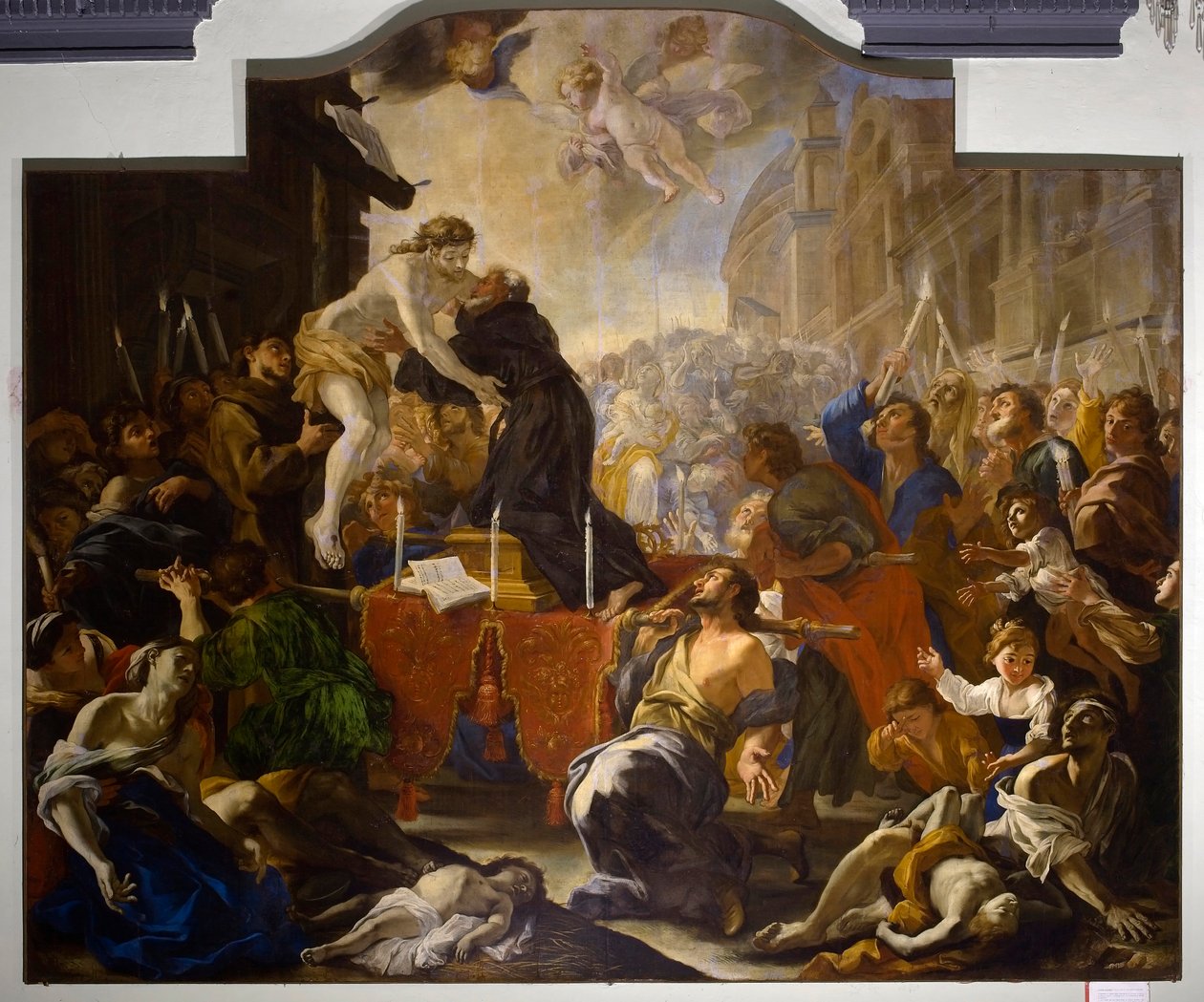 Çarmıha gerilmiş İsa çarmıhtan ayrılır, 1690 dolayları (tuval üzerine yağlı boya) by Giovanni Andrea Carlone