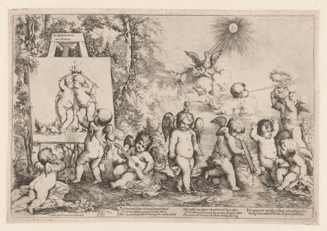 putti ile alegori by Giovanni Andrea Podesta