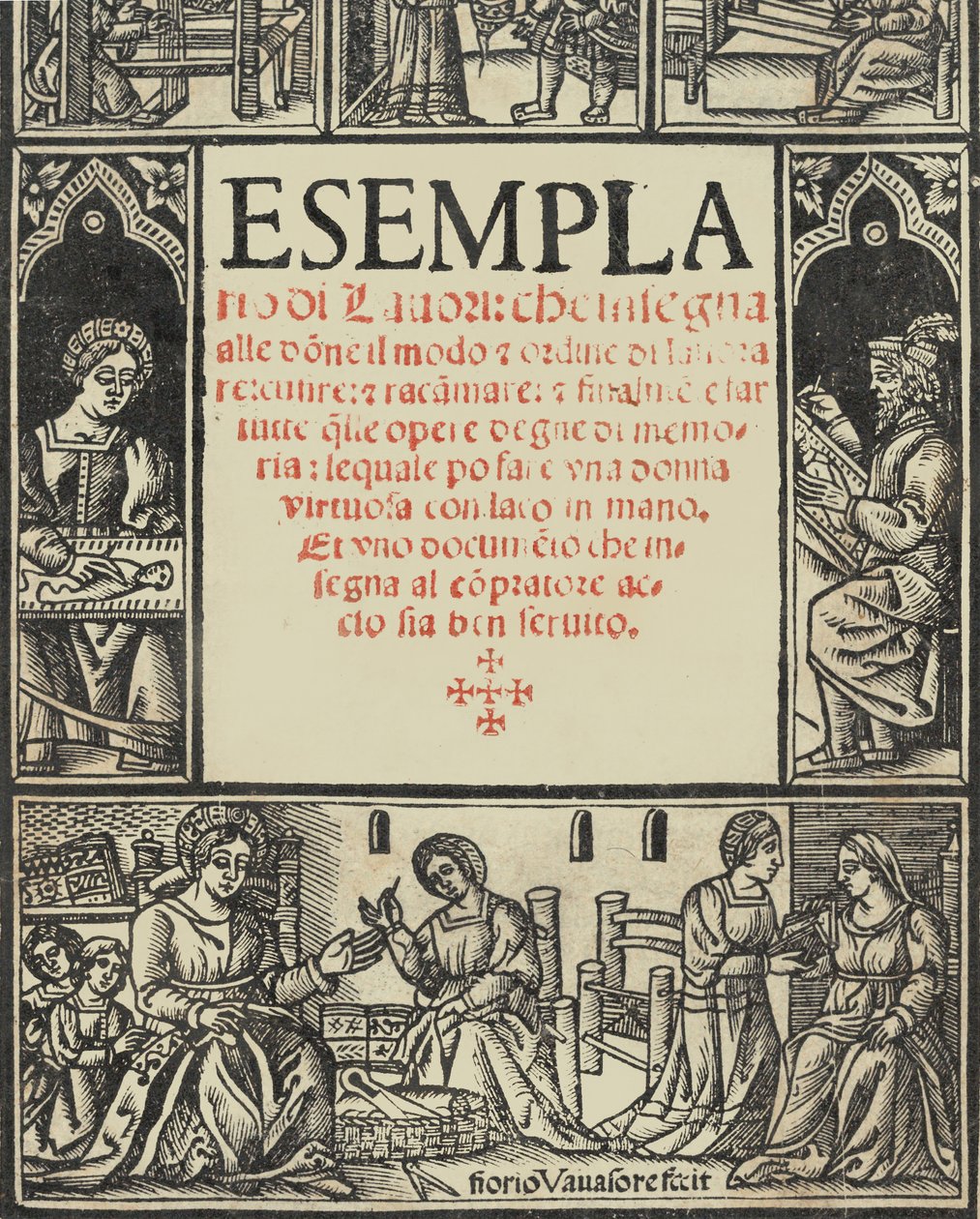 Lauori Örneği ..., başlık sayfası recto, 1 Ağustos 1532 by Giovanni Andrea Vavassore