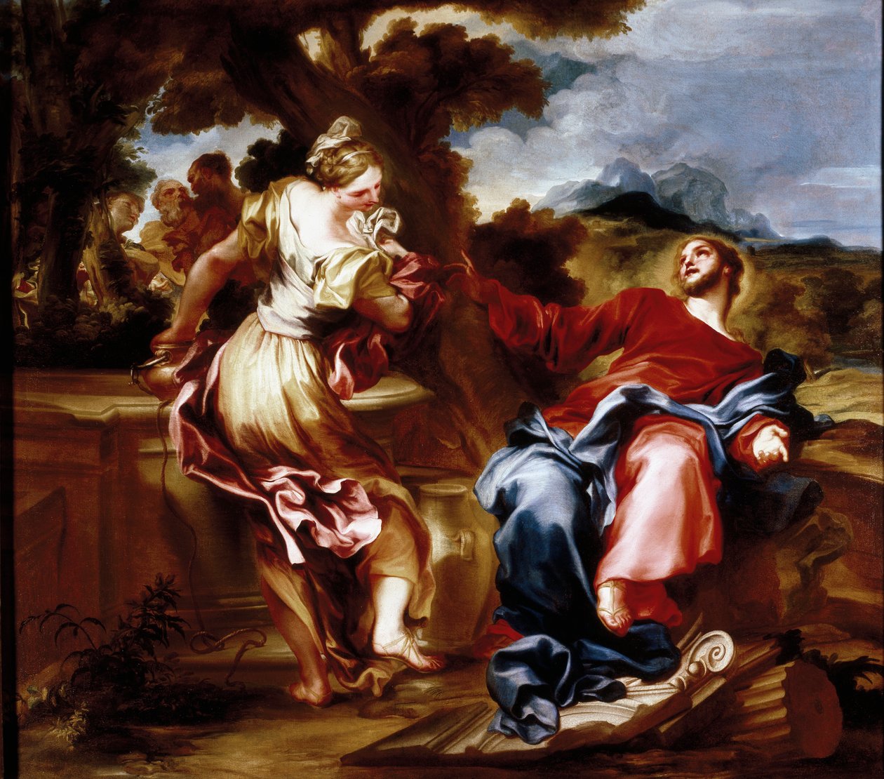 İsa ve Samiriyeli. Giovanni Andrea de 