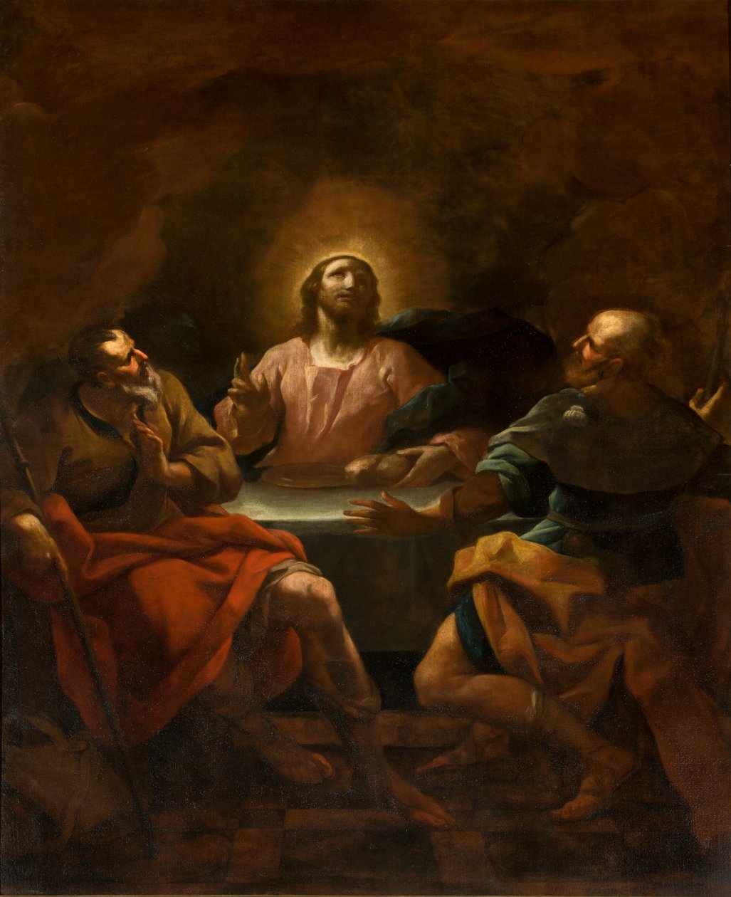 SS Ayini Şapeli, İkinci açıklık güney tarafı, Giovanni Antonio Borroni, Emmaus