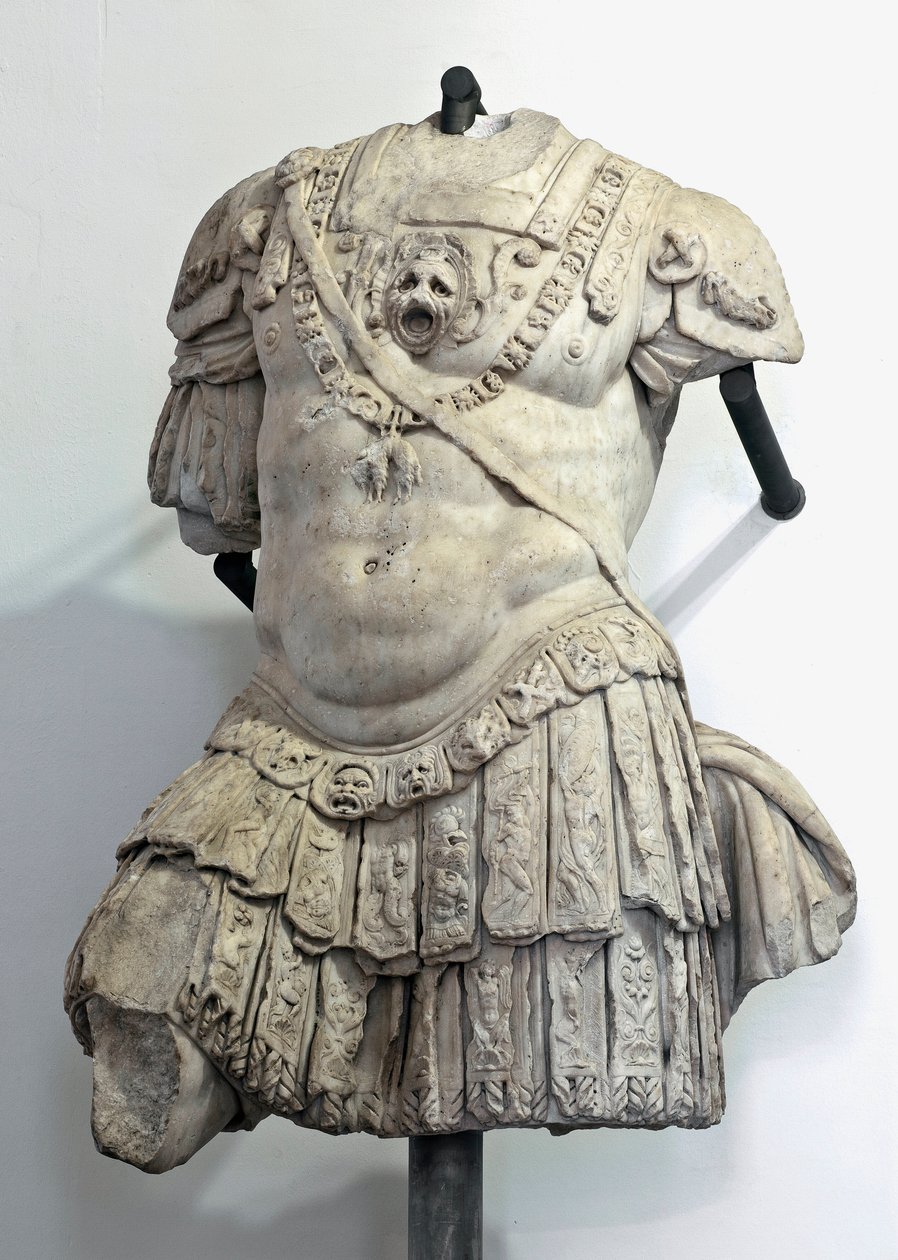 Andrea Doria (1466-1560), condottiere ve Genes amirali tarafından mermer büstü. Giovanni Angelo Montorsoli (1507-1563) Genes tarafından heykel, Palazzo Ducale by Giovanni Angelo Montorsoli