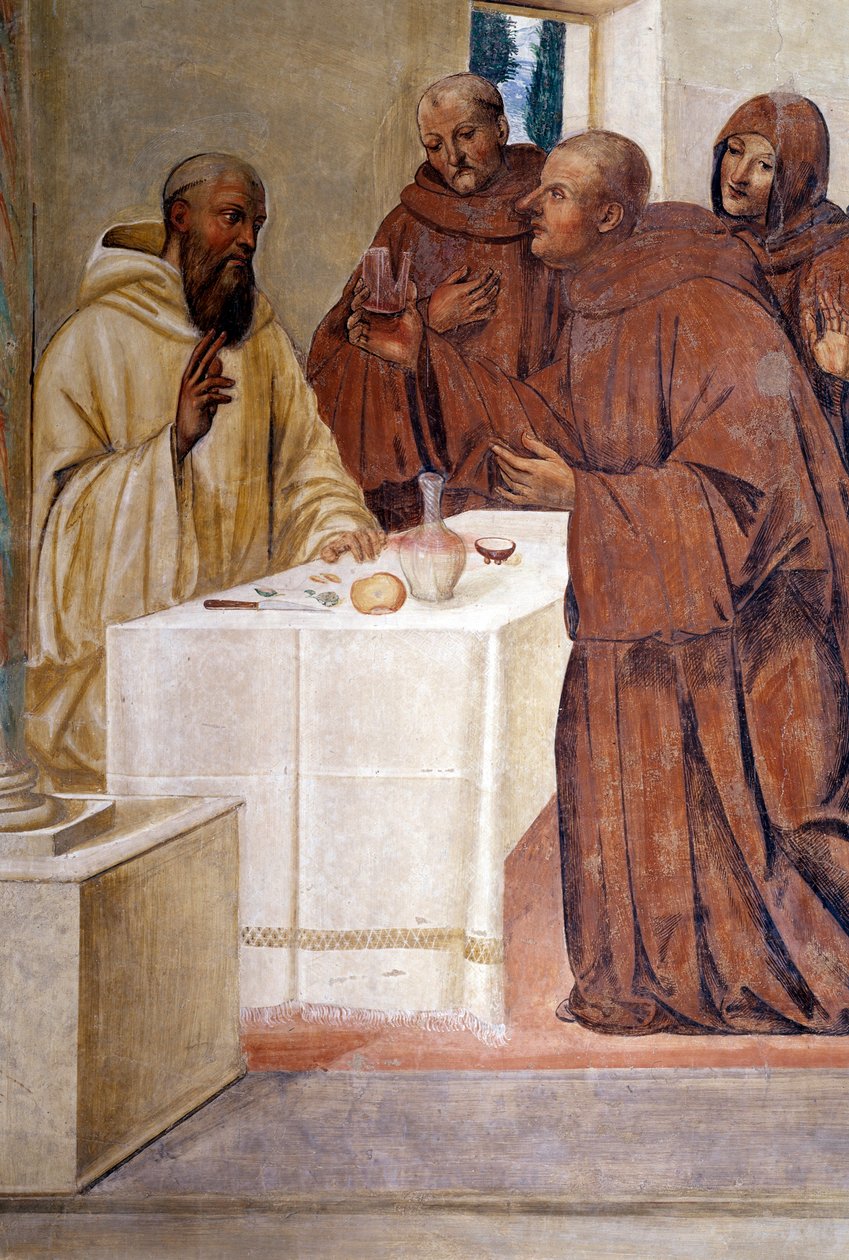 Benedict, Giovan Antonio Bazzi di Sodoma (1477-1549) tarafından Benediktin Tarikatı