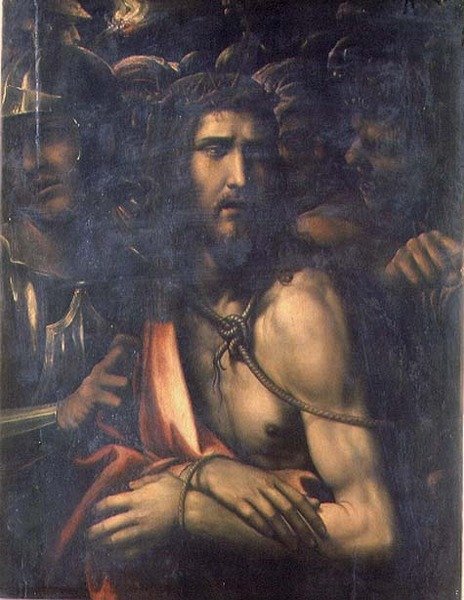 İşkencecileri Arasında İsa, c.1525-50 (panel) by Giovanni Antonio Bazzi Sodoma
